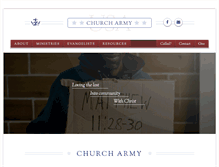 Tablet Screenshot of churcharmyusa.org